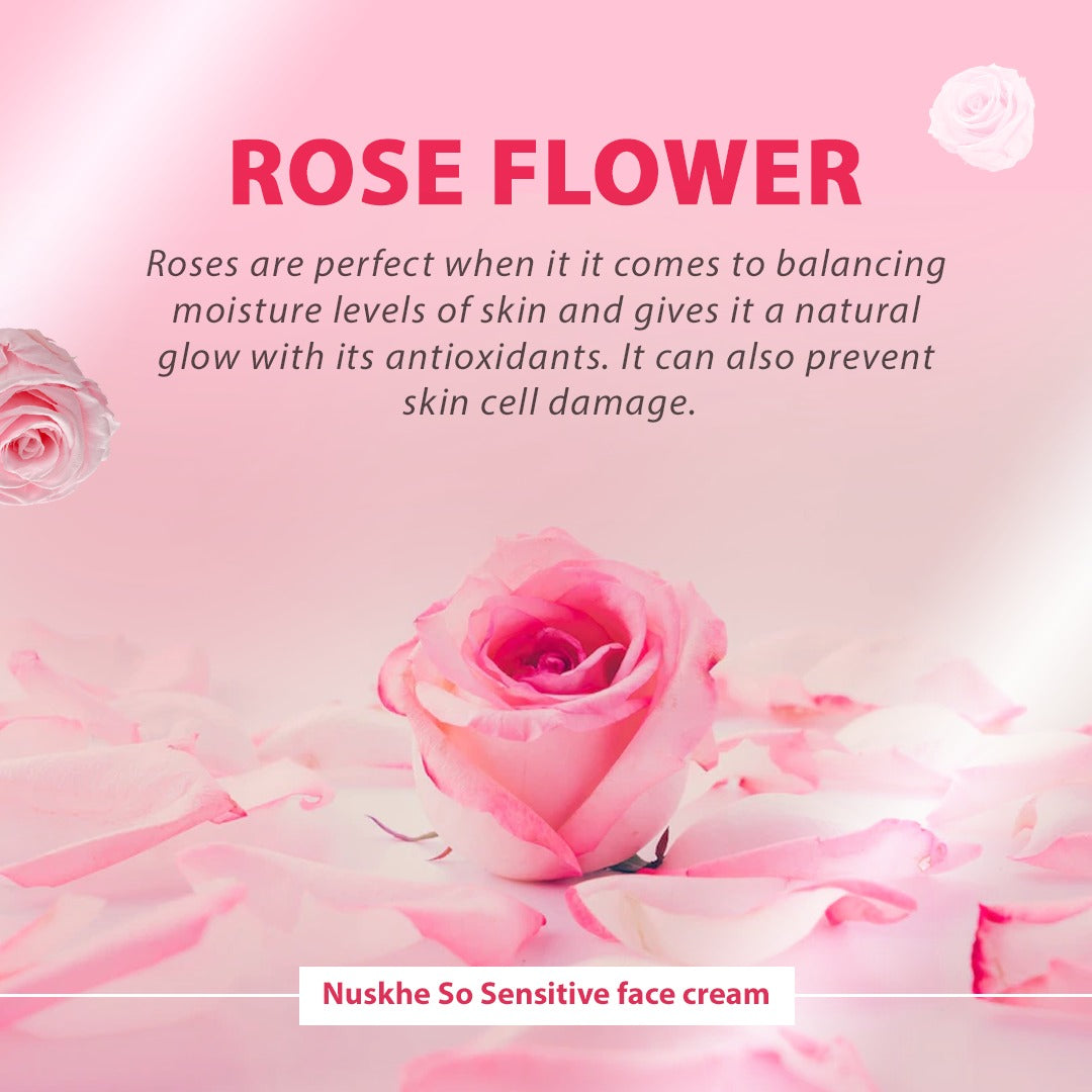 Rose Brightening Face Cream for Youthful Skin