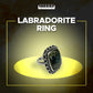 Labradorite Ring for reducing anxiety