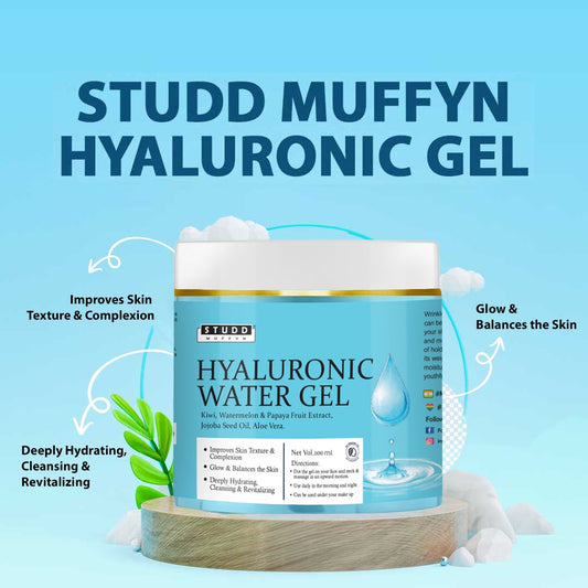 Studd Muffyn Hyaluronic Gel for Hydration, Toning - 100 ML