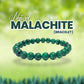 Green Malachite Bracelet |  Spiritual Growth | New Beginning