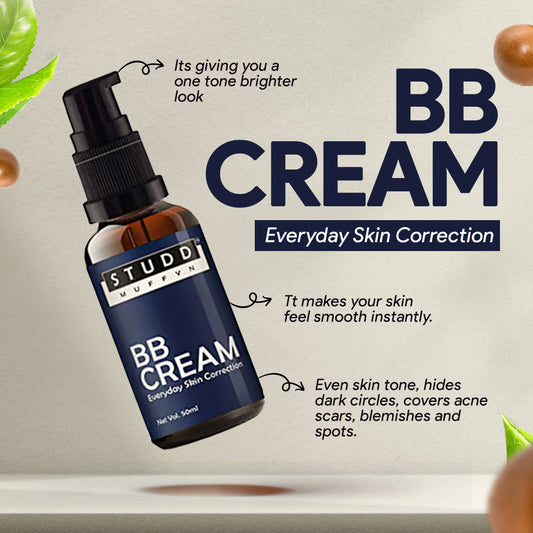 Studd Muffyn BB cream for hiding blemishes for Men and Women - 50ml