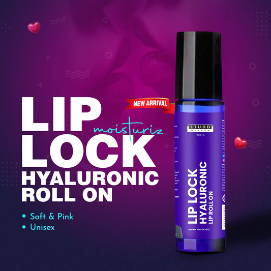 Lip Lock Hyaluronic Roll On | Moisturiz, Soft & Pink