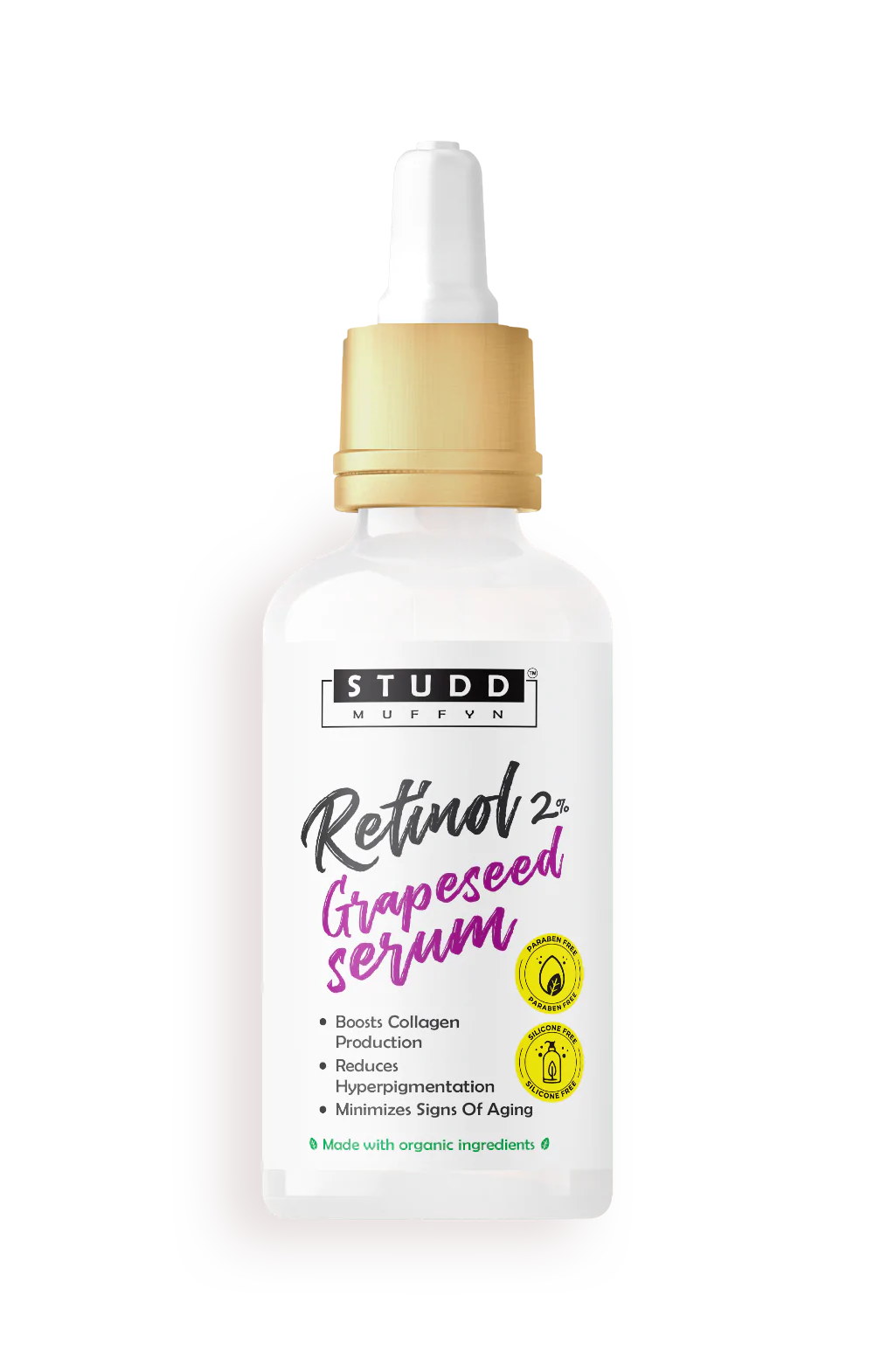 Studd Muffyn Retinol Grapeseed Serum for Men and Women- 30 ml