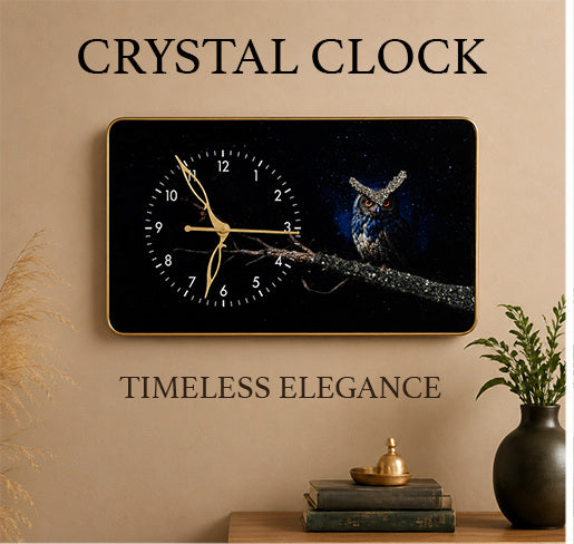 Crystal Clock — timeless elegance